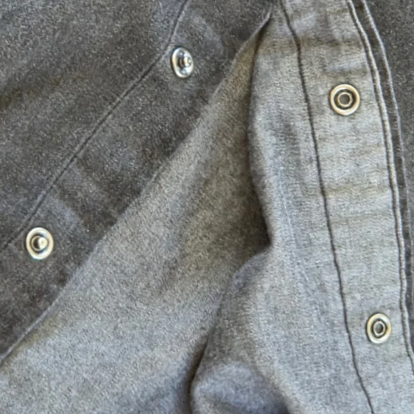 Polo Ralph Lauren Men's XXL Western Shirt Washed Black 100% Cotton Snap Front - Picture 15 of 16